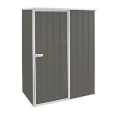 Visit shedstore for great value wood sheds, garden buildings and more. 1 51m X 0 77m X 1 9m Garden Shed Grey Pinnacle Hardware