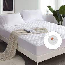costway heated electric mattress pad