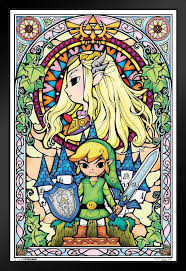 Framed Print Nintendo Charaktere Bild
