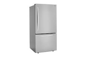 lg stainless steel refrigerator bottom