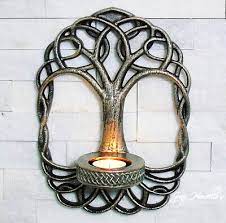 Wall Sconce Tea Light Candle Holder