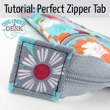 tutorial perfect zipper tab dog