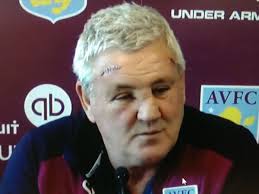 Newcastle united manager steve bruce says he is 'delighted' with the way his team played against. Aston Villa Boss Steve Bruce Explains What Has Happened To His Face Birmingham Live