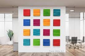 Colorful 3d Wall Sculpture
