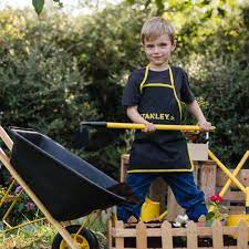 wooden garden tool set for kids