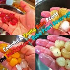 colorful fruity boba pearls recipe