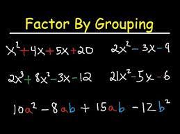 Factor By Grouping Polynomials 4