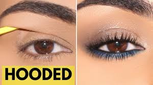 effect of blue eyeshadow on hooded eyes