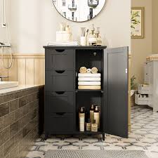 homall wooden bathroom cabinet
