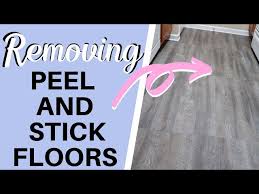 removing l and stick vinyl floors
