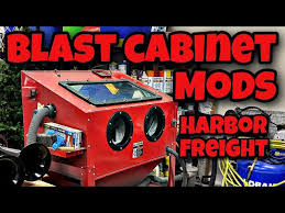 harbor freight blast cabinet mods and
