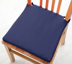Navy Seat Pad Cushions Fastening Tie