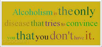 Alcohol is poison for mortals who were affected atrociously by its. Alcoholic Denial Quotes Denial Quotes Alcohol Quotes Quotes