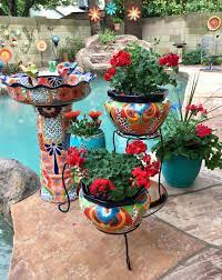 Colorful Talavera Mexican Pottery