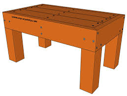 Wooden Bench Free Plans For Building