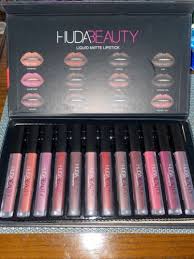 huda beauty liquid matte lipstick set
