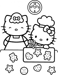 Trọn bộ tranh tô màu Hello Kitty dễ thương và đẹp nhất