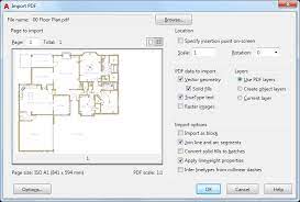 autocad pdf import and dwg data