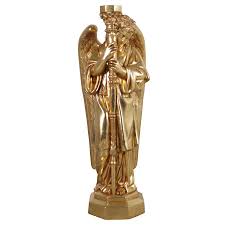 Design Toscano Padova Golden Guardian Angel Sculpture Right