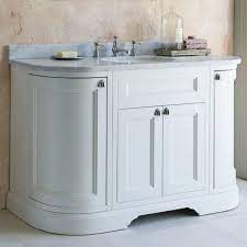 The traditional vanity units & basins will help you achieve that. Burlington 1340mm Curved 4 Door Vanity Unit Uk Bathrooms