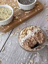 Perfect low glycemic chocolate overnight oats recipe that is super simple and quick to prepare how to make low glycemic overnight oats. Peanut Butter And Chocolate Overnight Oats Low Carb Keto Gf Trina Krug