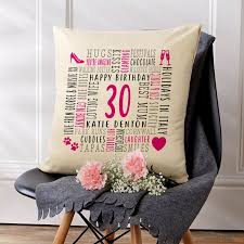 pillow 30th gift idea