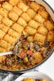easy tater tot cerole spend with