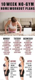 The Ultimate 10 Week Home Workout Plan