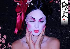modern geisha makeup tutorial pretty