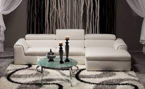Gertrudes White Sofa Modern Living