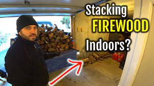 stack firewood indoors