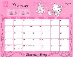 Sanrio Charmmy Kitty 2007 Calendar December Crazysugarbunny Flickr