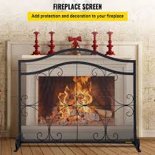 Vevor Fireplace Screen 38 X 26 5 Inch