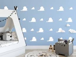 Toy Story Clouds Decals White Toystory
