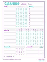 Free Fillable Cleaning Checklist Printable Cleaning