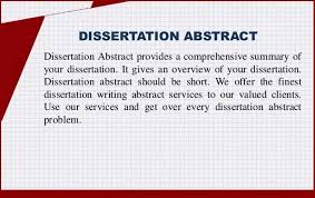 APA Style Blog  Abstracts  Dissertation abstract in Dissertation Editing