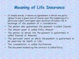 Life insurance is the only instrument that helps you secure your family's financial future in your absence. Shri Shivaji Law College Parbhani Maharashtra Ppt Download