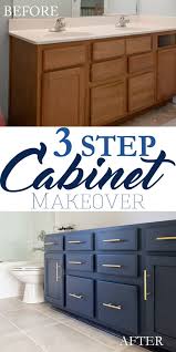 Paint enough cement so that the veneer pieces look as if they've been quickly dipped in milk. How To Paint A Bathroom Cabinet The Easy Way Craving Some Creativity