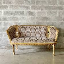 French Settee Vintage Furniture Sofa