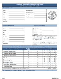 Get nfpa 72 inspection form nfpa 72 annual inspection report. Nfpa Form Fill Online Printable Fillable Blank Pdffiller