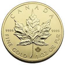 1 oz canadian gold maple leaf coin