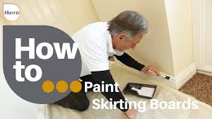 how to paint a skirting board