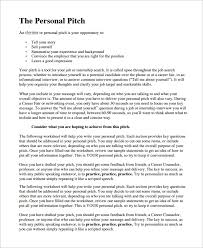 Sample Elevator Pitch Example 10 Documents In Word Pdf