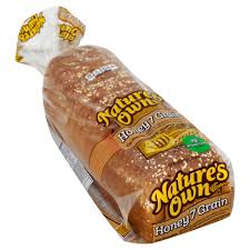 nature s own bread enriched honey wheat