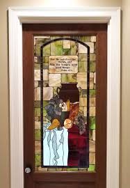 Opaque Pantry Door Stained Glass
