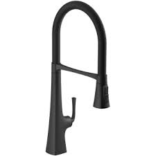 We did not find results for: Kohler K 22060 Bl Matte Black Graze 1 5 Gpm Single Hole Pre Rinse Pull Down Kitchen Faucet Faucetdirect Com