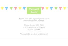Farewell Party Invite For Coworker Farewell Party Invitation Wording