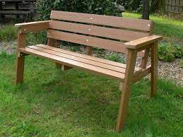 Recycled Plastic Garden Bench 3 Seater