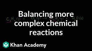 Al balancing chemical equations worksheet intermediate level neutralization reactions salts are produced by the action of acids. Balancing More Complex Chemical Equations Video Khan Academy