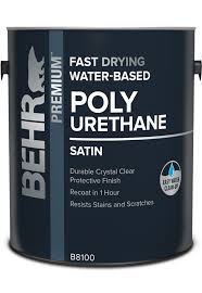 fast drying water based poly urethane